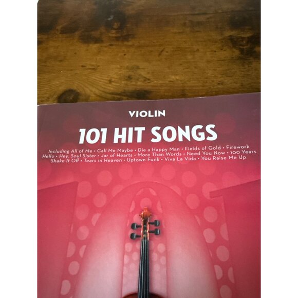 “101 Hit Songs” For Violin & “ The First Lesson” Lesson Book Music Set of 2 - Picture 3 of 16